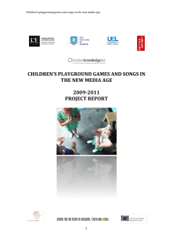 children`s playground games and songs in the new