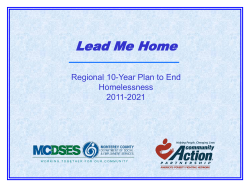 Lead Me Home Plan - County of Monterey