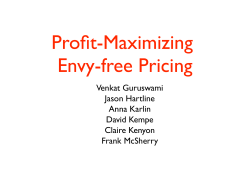 Profit-Maximizing Envy-free Pricing