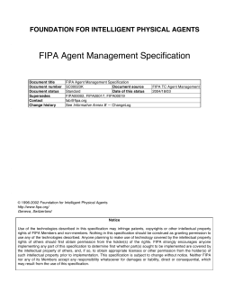 FIPA Agent Management Specification