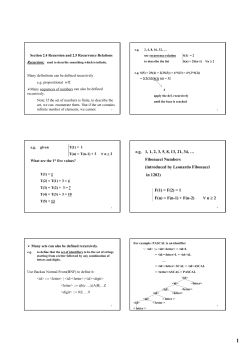 e.g. 1, 1, 2, 3, 5, 8, 13, 21, 34, &hellip; Fibonacci Numbers (introduced by