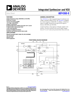 ADF4360-0 - Analog Devices