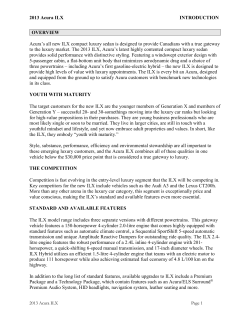 2013 ILX technical document