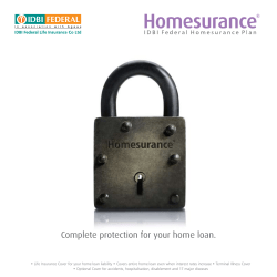 Complete protection for your home loan.