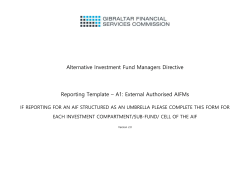 Authorised AIFM