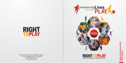 Pakistan - Right to Play