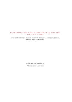 DATA-DRIVEN RESOURCE MANAGEMENT IN REAL