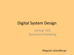 Lec06-Verilog-Behavioral