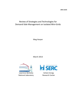 Review of Strategies and Technologies for Demand