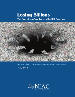 Losing Billions - National Iranian American Council