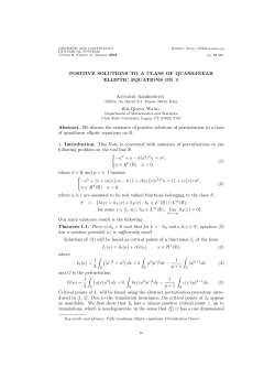 Positive solutions to a class of quasilinear elliptic