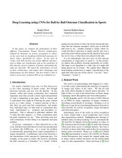 Deep Learning using CNNs for Ball-by-Ball Outcome