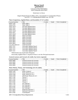 2011-13 - Department of Music