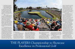 THE PLAYERS Championship to Showcase Excellence in
