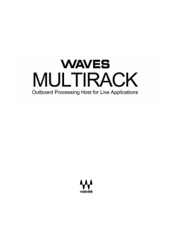 WavesLive MultiRack - Strumenti Musicali