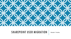 BD * SharePoint AD migration
