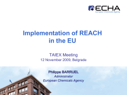 REACH and CLP