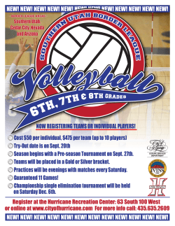 - Cost $50 per individual, $475 per team (up to 10 players) - Try