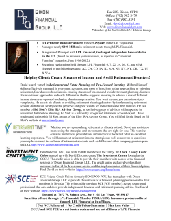 Helping Clients Create Streams of Income and Avoid Retirement