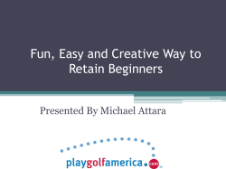 Growing the Game of Golf