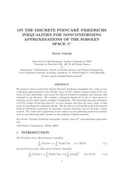 Discrete Poincar&eacute;--Friedrichs inequalities