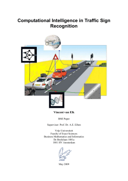 Computational Intelligence in Traffic Sign