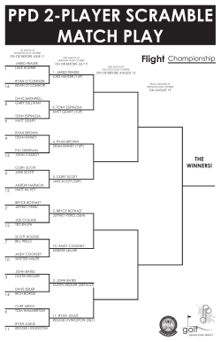 Second Round Brackets