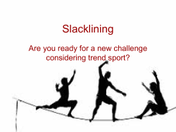 Slacklining