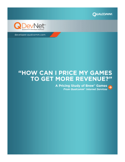 how can i price my games to get more revenue?