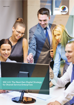 SSC 4.0: The Next-Gen Digital Strategy for Shared Service