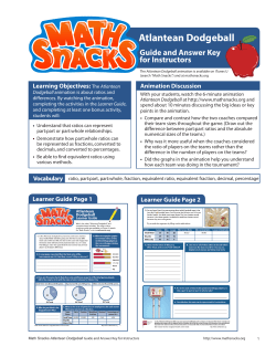 Atlantean Dodgeball - The Mathematics Shed