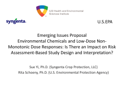 Monotonic Dose Responses