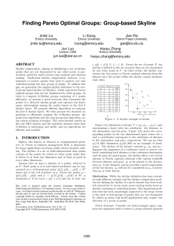 Finding Pareto Optimal Groups: Group-based Skyline