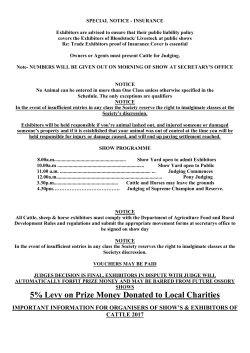 SPECIAL NOTICE - INSURANCE