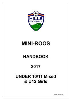MINI-ROOS - Hills Football Association