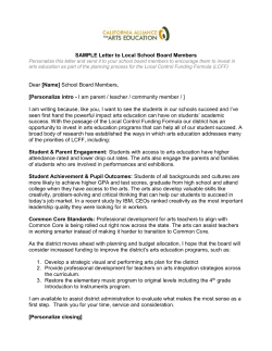 Sample Letter to Local School Board
