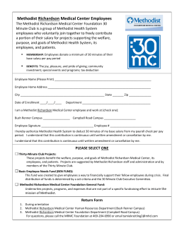 Methodist Richardson Medical Center Employees