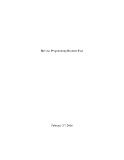 Devious Programming Business Plan - Home