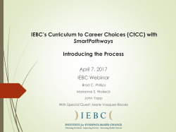 The Use of O*NET and the O*NET-based Allied Health Competency