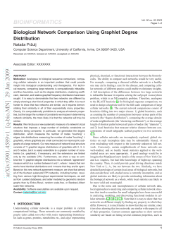 Biological network comparison using graphlet degree distribution
