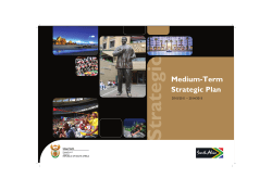 Strategic Plan 2010/11 - 2014/15