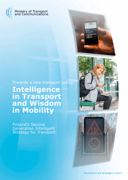 Intelligence in Transport and Wisdom in Mobility