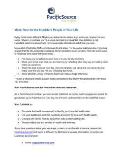 Make Time for the Important People in Your Life