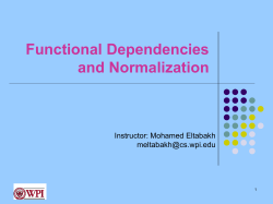 Normalization