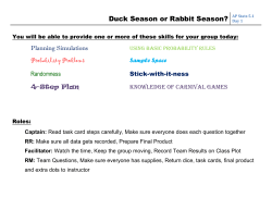 Duck Season or Rabbit Season?