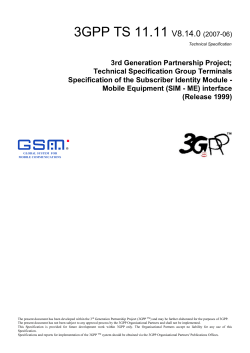 3GPP TS 11.11