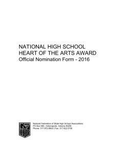 NFHS Heart of the Arts