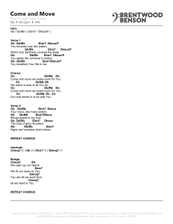 Come and Move - Jesus Culture