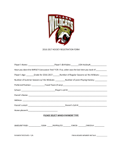 2016-2017 Registration Form