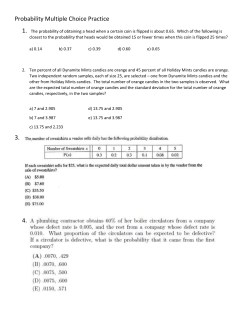 4.1 MC Probability